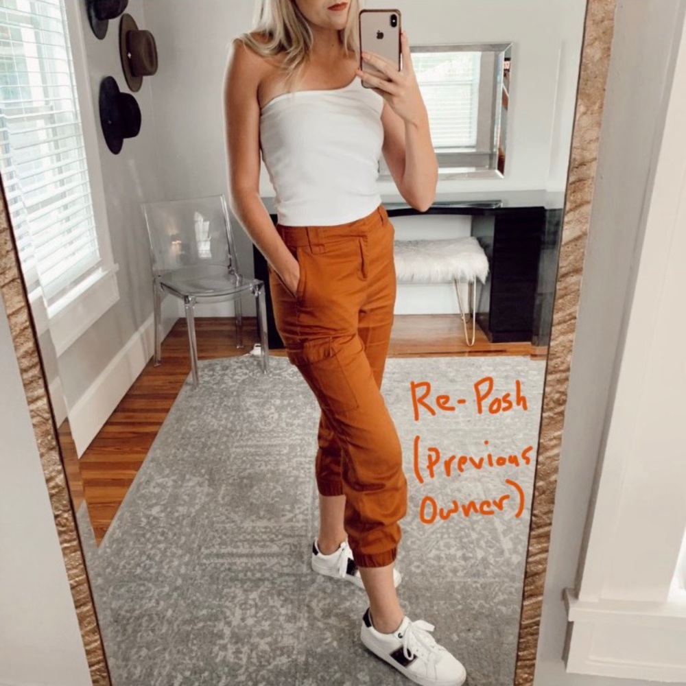 Vanilla Star | Cargo Joggers | Orange / Rust | Small | Turkey Day Ready! 🦃